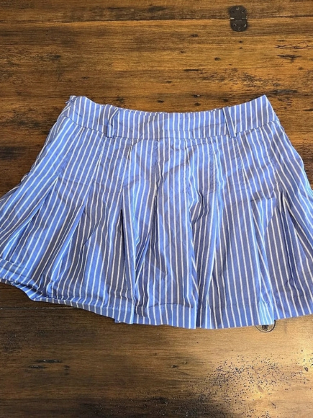 WAYF Striped Skort in Blue & White Size XS Like New